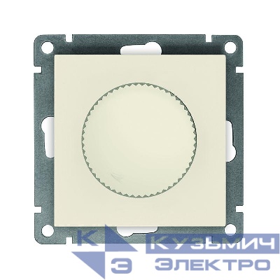 Светорегулятор СП Афина 500Вт механизм сл. кость (ivory) Universal A0101-I