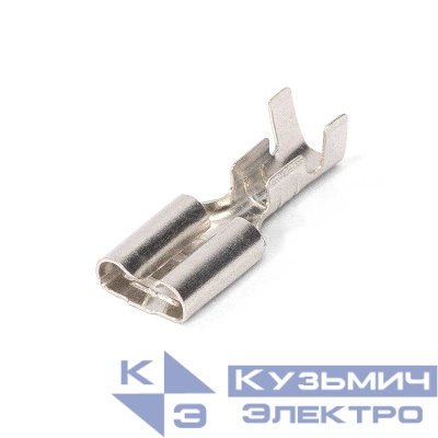 Разъем плоский неизолир. луженый РП-М(л) 2.5-(6.3) КВТ 89246