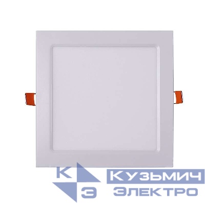 Светильник светодиодный PPL-S WH 18Вт 6500К IP40 220мм ДВО встраив. ультратонкий квадрат JazzWay 5009752A