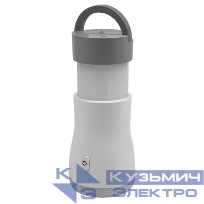 Фонарь светодиодный кемпинговый аккумуляторный Accu5-L1W/L10/L14-wh Li-ion 18650 1200мА.ч 3 источника света IP20 JazzWay 5048850