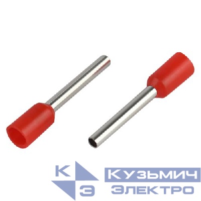 Наконечник-гильза НШвИ 1.0-12 с изолированным фланцем (уп.50шт) Эра Б0063394