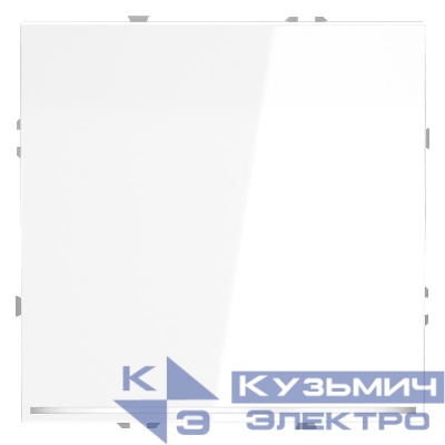 Переключатель проходной 1-кл. СП S70 10А с подсветкой механизм бел. глянцевый Voltum VLS010401