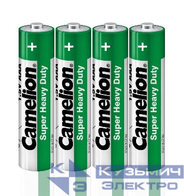 Элемент питания солевой AAA/R03 1.5В R03P-SP4G SR-4 (уп.4шт) Camelion 1659