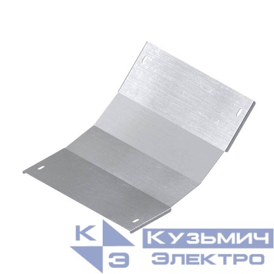 Крышка для угла вертикального внутр. 45град. 100х600 R600 в компл. с крепежн. элемент. цинк-ламель DKC LKH0166KZL