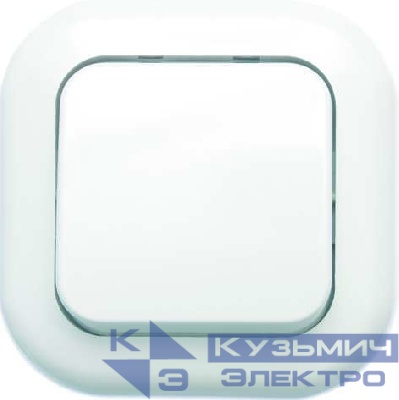 Выключатель 1-кл. 1п 2мод. СП Валентина 6А IP20 С16-040 бел. Кунцево 7643