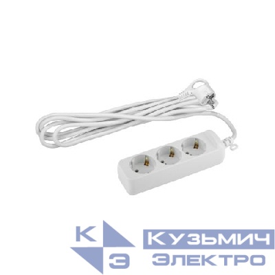 Удлинитель 3х7м с заземл. 16А U-3e-7m-3x1.5 ПВС 3x1.5 Эра Б0044034