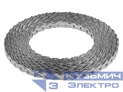 Перфолента оцинкованная монтажная волна 12*0,55 мм (25 м)