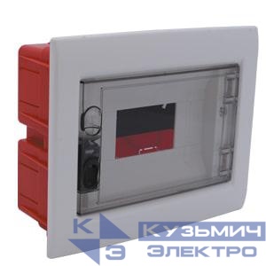 Корпус щита распределительного для модульного оборудования 8M встраив. прозрачная дверца Cetinkaya Pano CP10908