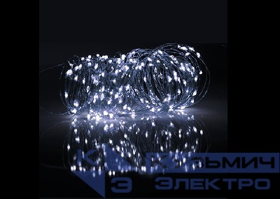 Светильник светодиодный садовый SLR-G03-200W нить 200LED холод. бел. на солнечн. батарее ФАZА 5033337