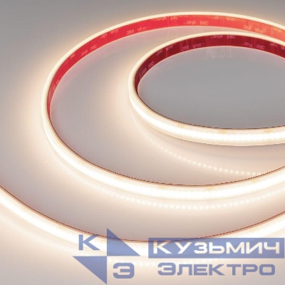 Лента светодиодная RTW-PS-A240-12mm 24V Warm 3500К 19Вт/м IP67 CRI>90 герметичная (уп.5м) Arlight 052643