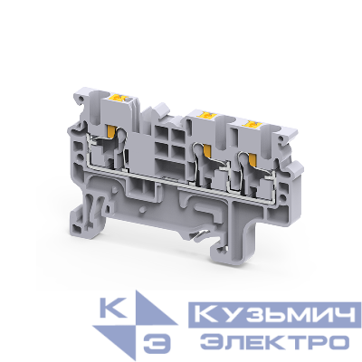 Клемма с 3-мя контактами push-in OptiClip СP-2.5-TRIPLET-I сер. КЭАЗ 331844