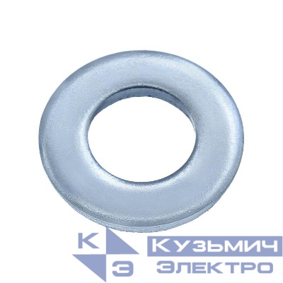 Шайба плоская М10 DIN 125А цинк. (коробка) (уп.100шт) СТРОЙМЕТИЗ UTORM3060063