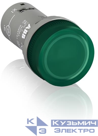 Лампа CL2-523G со встроен. светодиодом 230В AC зел. ABB 1SFA619403R5232
