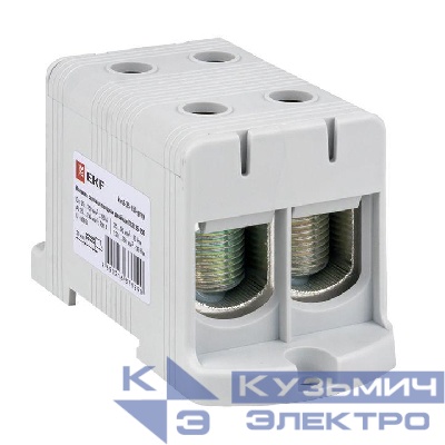 Клемма силовая вводная двойн. КСВ 35-150кв.мм сер. PROxima EKF kvs2-35-150-grey