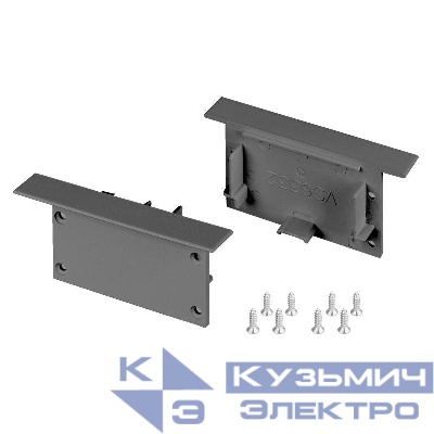 Заглушка SL-LINIA62-FS BLACK пластик Arlight 038877