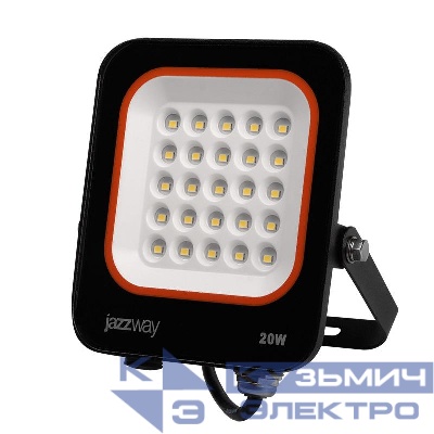 Прожектор светодиодный PFL-V 20Вт 6500К IP65 ДО JazzWay 5039698