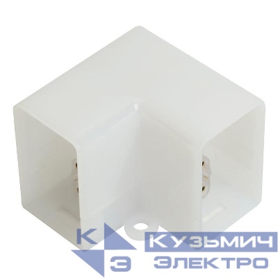 Коннектор L-образный LD5058L прямой угол для соединения светодиодных светильников AL5058 FERON 51730