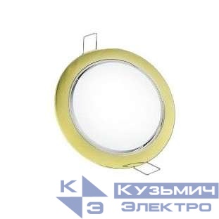 Светильник PGX70 15254.3 40Вт GX70 IP20 121х54мм встраив. глянцевый зол. JazzWay 1027658