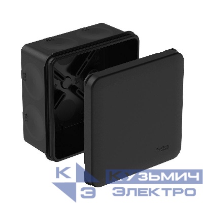 Коробка распределительная MultiBox IP66 85х85х42 DIY (со стикером) черн. SE IMT352971