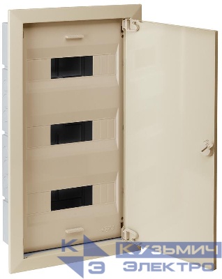 Щиток СП Тусо 36мод. с метал. двер. 580х325х103мм беж. Ruvinil 68136МБЖ