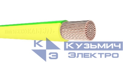 Провод ПуГВнг(А)-LS 1х4 450/750В Ж/З (бухта) (м) Технокабель 00-00149419