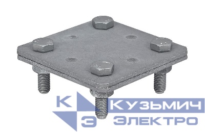 Соединитель крестовой полосы (плоских проводников) 30-40мм сталь термодиффузион. цинк. OBO 5314666