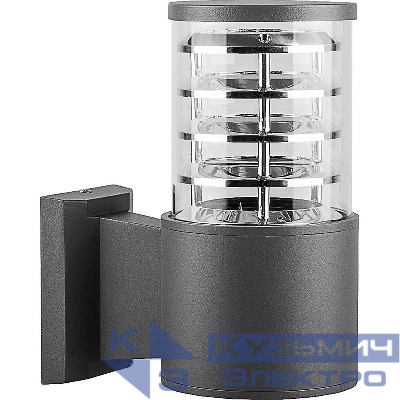 Светильник DH0801 E27 230В садово-парковый сер. FERON 06301