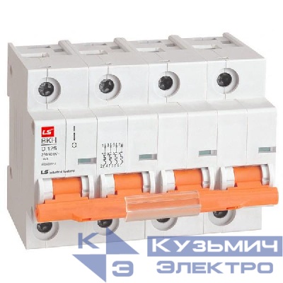Выключатель автоматический модульный 4п C 80А 10кА BKH LS Electric 061403828B