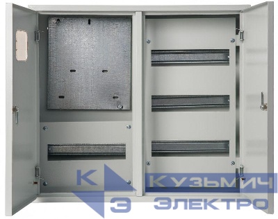 Корпус учетный навесной ЩРУН-3/48 520х585х160 3ф 48мод. IP31 двудверный метал. DEKraft 30404DEK