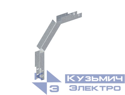 Угол для лотка внешний 90град. 50х50 сталь 0.7мм ЛМс-90Н цУТ2.5 оцинк. СОЭМИ Н0122330311
