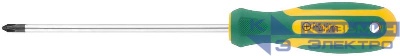 Отвертка "Контур" CrV сталь прорезиненная ручка 6х150мм РН2 FIT 55195