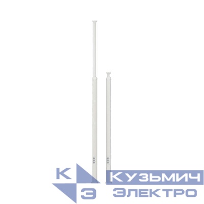 Колонна телескопическая 2.7-4.2м алюм. свет. серебр. металлик DKC 09571