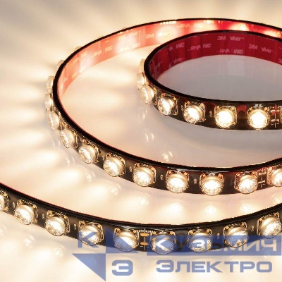 Лента светодиодная FLT-PS-A42-BLACK-23mm 24V Warm 3000К 21Вт/м IP67 15deg герметичная (уп.5м) Arlight 049300