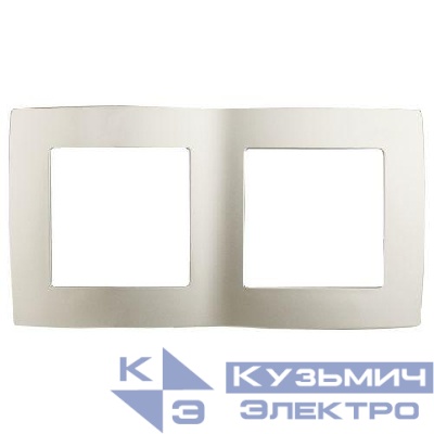 Рамка 2-м 12-5002-15 перламутр ЭРА Б0019373