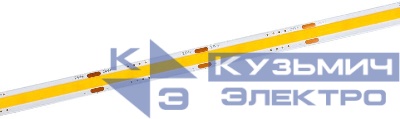 Лента светодиодная COB-312LED 8Вт/м IP20 8мм 24В 3000К (уп.5м) IEK LSR11-1-312-20-1-1-05