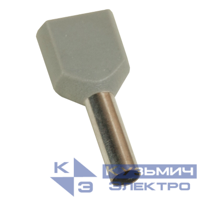Наконечник штыревой втулочный под два провода НШвИ2 OptiKit T-Shv2-PVC- 2.5-10 (уп.100шт) КЭАЗ 278049