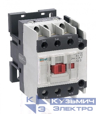 Контактор КМ-103 25А кат. 380В AC 1НО+1НЗ AC-3 DEKraft 22119DEK
