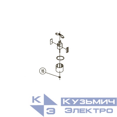 Запчасть №15 для HGSR. Ограничитель оси