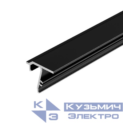 Профиль STRETCH-SHADOW-TECH-CEIL-2000 BLACK (A2-DELTA) L2000 алюм. Arlight 040704