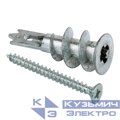 Анкер дюбель DRIVA METAL с шурупом (уп.4шт) Zitar 102949