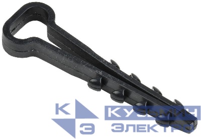 Дюбель-хомут 5х8мм нейлон черн. (уп.100шт) IEK UHH36-5-8-100