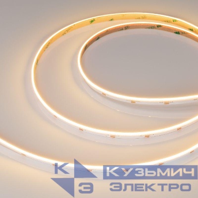 Лента светодиодная COB-S-X480-8mm 24V Warm 3000К 6Вт/м IP20 боков. свечение (уп.5м) Arlight 046903