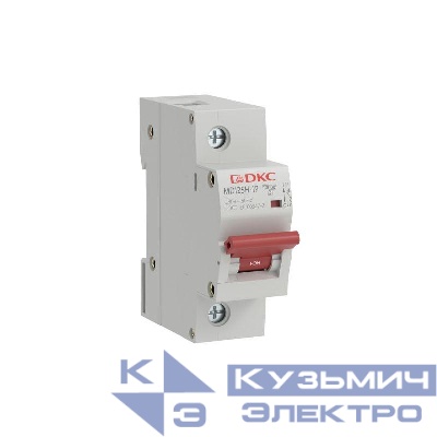 Выключатель автоматический модульный max типа MD125H 10кА 1п D 80А YON MD125H-1PD80