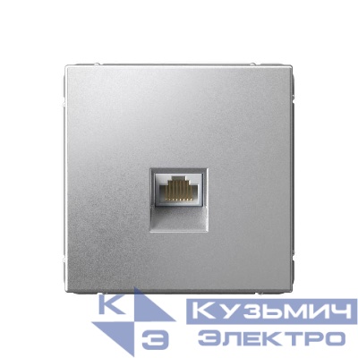 Розетка компьютерная ArtGallery RJ45 кат.6A механизм алюм. SE GAL000386