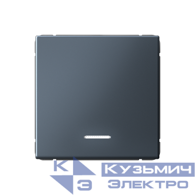 Выключатель кнопочный 1-кл. ArtGallery 10А с подсветкой механизм грифель SE GAL000716