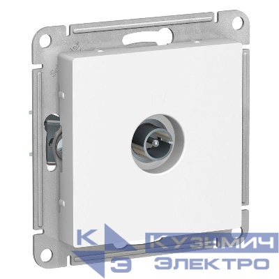 Розетка телевизионная TV AtlasDesign коннектор механизм бел. SE ATN000193