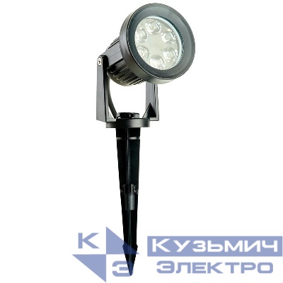 Светильник SP2712 8Вт IP65 195-245В грунтовой на колышке пластик зел. FERON 51750