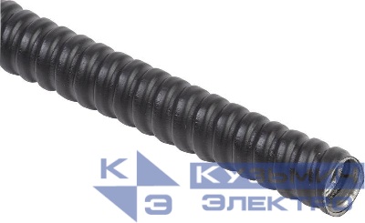 Металлорукав Р3-ЦПнг-10 d10мм с протяжкой черн. ELASTA (уп.20м) IEK CMP10-10-020