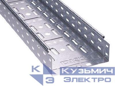 Лоток листовой перфорированный 200х80 L2000 сталь 0.8мм цинк-ламель DKC 35314ZL