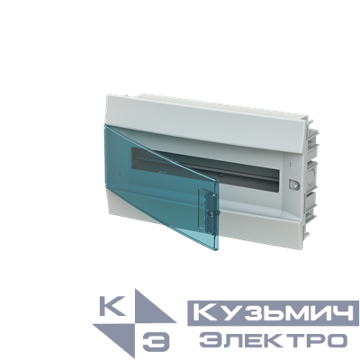 Бокс в нишу Mistral41 18М зеленая дверь (с клемм) ABB 1SLM004101A1204